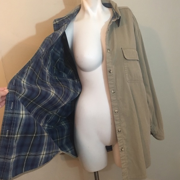 L.L. Bean Jackets & Blazers - L. L. Bean flannel lined button up jacket